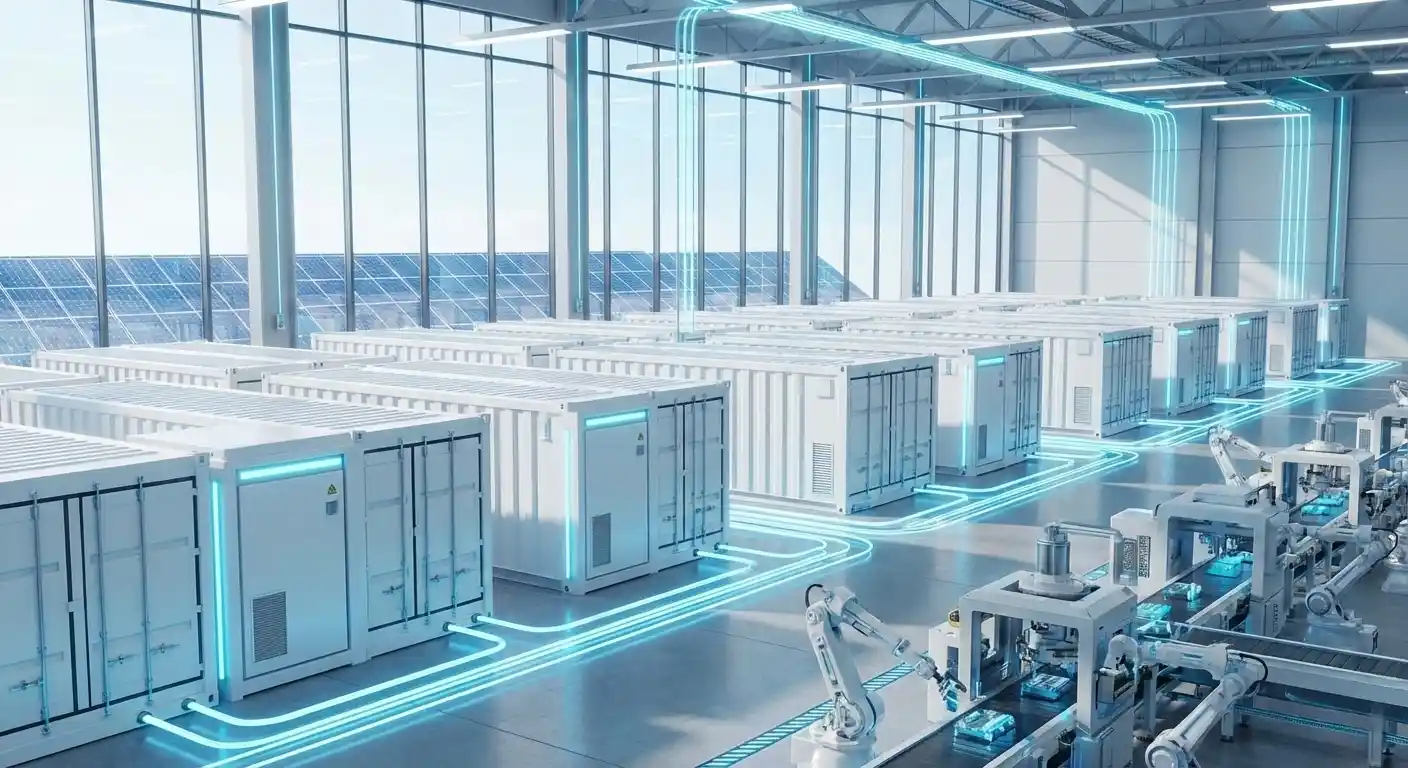 Endüstriyel Batarya Kabini ve Enerji Depolama Ünitesi